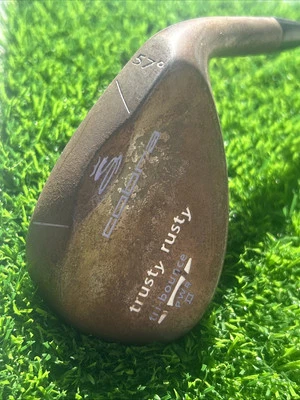 Cobra Trusty Rusty Tri-Bounce Wedge 57 Degree SW RH Steel BLUE Shaft Shaft 35” - Image 1 of 4