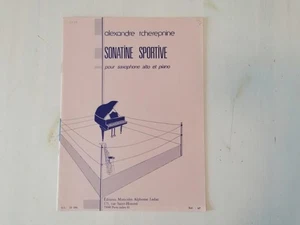 Alexandre Tcherepnine, Sonatine Sportive pour saxophone alto et piano, Noten - Bild 1 von 2