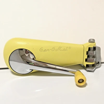 Abridor Rival CAN-O-MAT Vintage MCM con Montaje en Pared 45-S Cromo Amarillo Manivela Foto 1 de 4