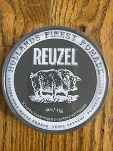 REUZEL Extreme Hold Matte Pomade, 4 Ounce - Hollands Finest Pomade - Picture 1 of 1