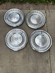1961 Lincoln Continental Wheelcover Hubcaps 15" Ford - Picture 1 of 2