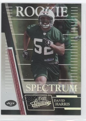 2007 Playoff Absolute Memorabilia Spectrum Silver /100 David Harris Rookie RC - Image 1 of 2