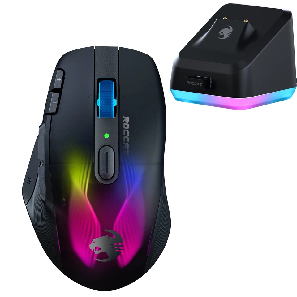 ROCCAT Gaming Mouse Kone XP Air Wireless 2.4GHz/Bluetooth Black - Image 1 of 4