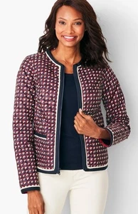 Chaqueta acolchada reversible Talbots talla XL NUEVA SIN ETIQUETAS - Imagen 1 de 13