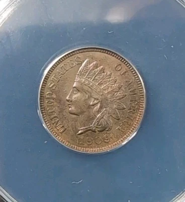 1909 1c Indian Head Cent ANACS MS 62 BRN #5897 - Image 1 of 4
