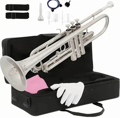 Bb Trompete – Hochwertig, Klein, Kupfer, Mit Tasche, Mehrfarbig, Für Musiker - Bild 1 von 3