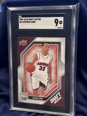 Stephen Curry Rookie Card Graded Mint 2009-10 Upper Deck Draft Edition Steph RC - Image 1 of 2