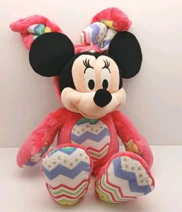 Disney Store exklusives Minnie Mouse rosa Osterhase 18 Zoll Plüschtier Stofftier  - Bild 1 von 9