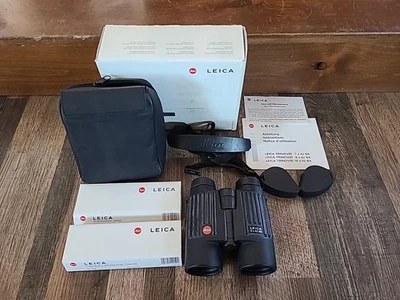 Leica Trinovid 8x42 BA Binoculars Black Case Strap - Excellent Optics - Image 1 of 4