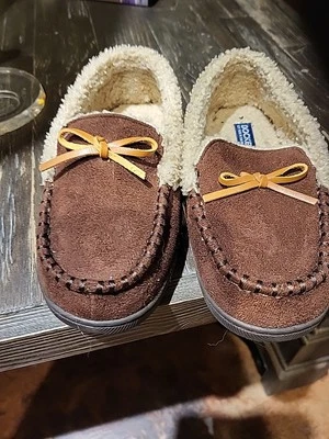 Zapatillas mocasín forradas difusas marrón Dockers para hombre Foto 1 de 4