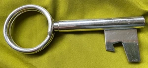 Napier Schlüssel Flaschenöffner und Korkenzieher Kombi | versilbert | SEHR FEIN - Bild 1 von 6