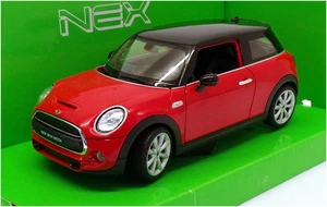 Welly 1/24 Scale Model Car 24058W - New Mini Hatch - Red - Picture 1 of 4