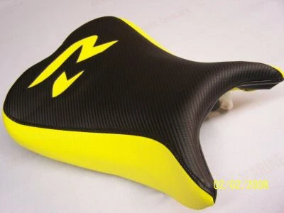 FUNDA ASIENTO DELANTERO NEGRO/AMARILLO SE ADAPTA A SUZUKI GSXR 600R/750R 2006/07 Foto 1 de 2