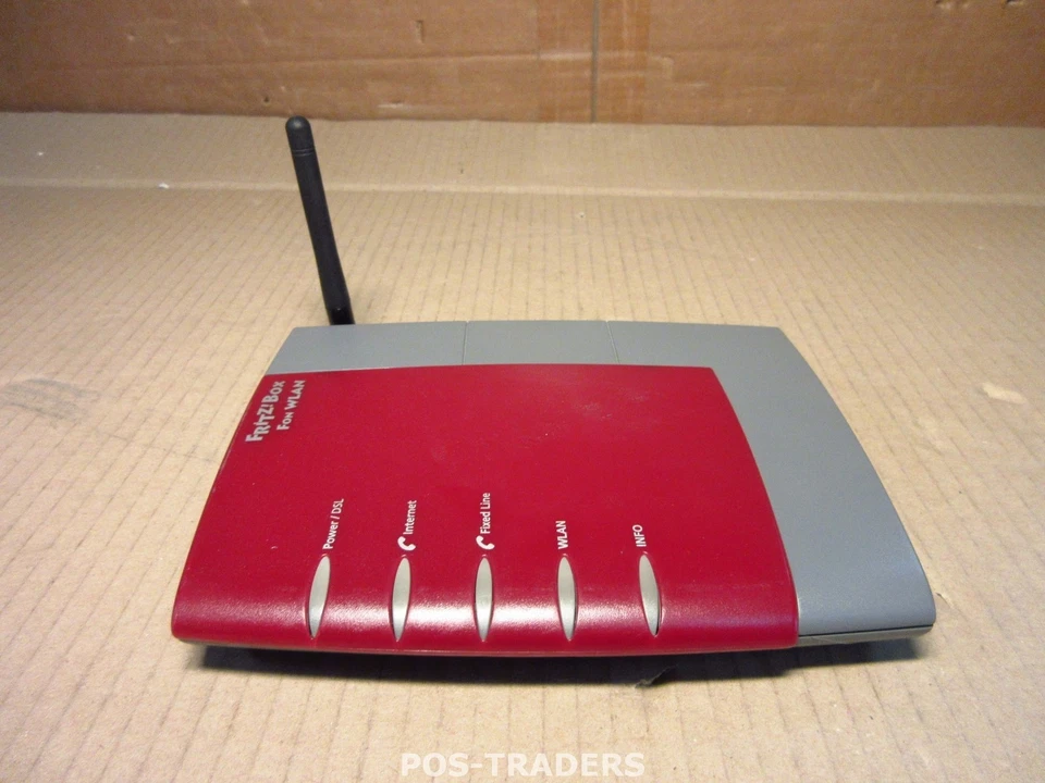 AVM FRITZBox Fon WLAN 7170 20002387  125 Mbps 4-Port Router 1X ANTENNA EXCL PSU - Bild 1 von 3