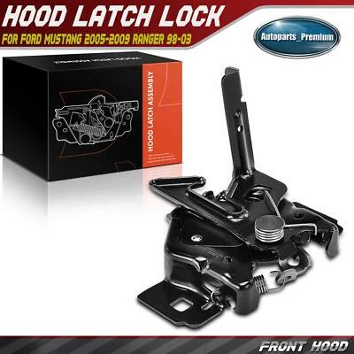 Hood Latch Lock for Ford Mustang 2005-2009 Ranger 1998-2003 Explorer Sport Trac - Image 1 of 4