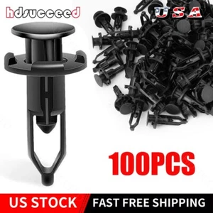 Push Type Retainers Bumper Retainer Clips 9mm Hole for Toyota Lexus100 Pcs - Picture 1 of 8