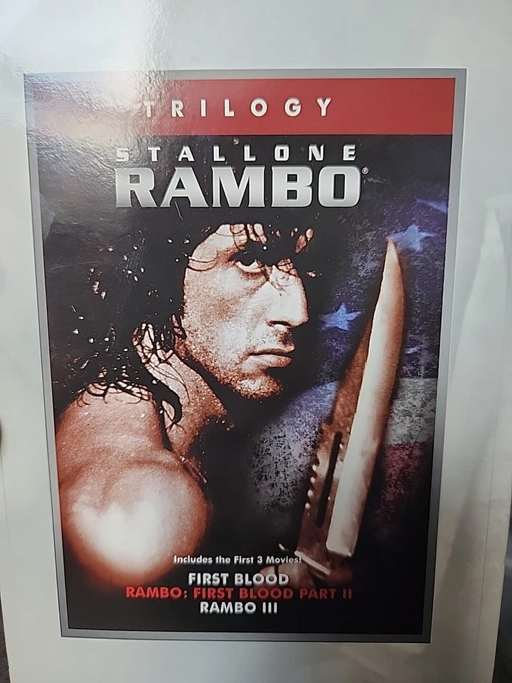 Rambo - Trilogy w/ Slipcover (1982, Lionsgate, 3 Disc Set) Sylvester Stallone - Image 1 of 1
