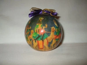 Adorno de Navidad Enesco/Patricia Reach 3 Reyes Magos en Camellos -10" alrededor de 1994 - Imagen 1 de 8