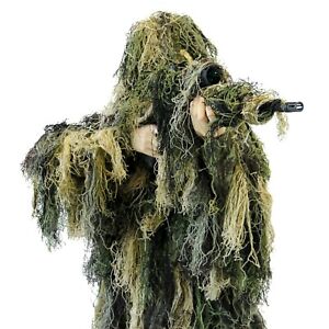 Arcturus Warrior Ghillie Suit | Woodland | 4-Piece Hunting Camo Suit