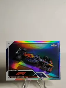 2023 Topps Cromo Fórmula 1 Sergio Pérez Plata Refractor F1 - Imagen 1 de 2