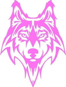 Wolf Dog Doggy Snout Auto Car Bumper Window Vinyl Decal Sticker Truck Waterproof - Picture 1 of 13