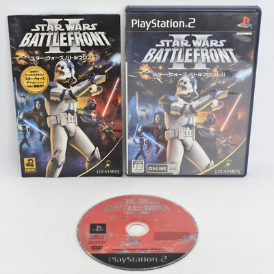 STAR WARS BATTLE FRONT II 2 PS2 Playstation 2 For JP System 2274 p2 - Image 1 of 4