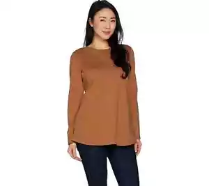 Denim & Co. Active Regular French Terry Tunic A239284 - Picture 1 of 5