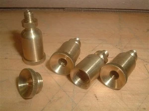 (4) Model Hit & Miss Gas Engine or Steam engine Brass oil Cups Semi open top  - Picture 1 of 1