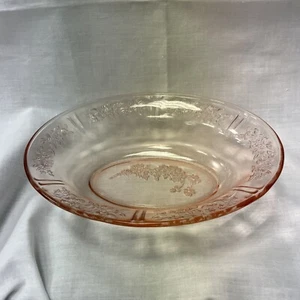 Vintage Pink Sharon 9.5 Inch Vegetable Bowl Depression Glass Mint - Picture 1 of 6