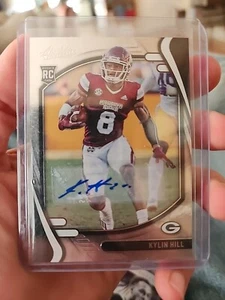2021 Panini Absolute - Rookies Signatures #167 Kylin Hill (AU, RC) - Picture 1 of 2