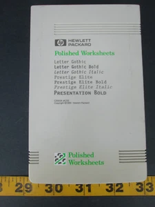 Hewlett Packard HP Polished Worksheets Printer Accessory Model No. C2053A #C03 T - Picture 1 of 5