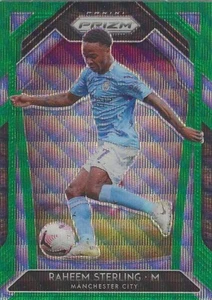 2020-21 PRIZM PREMIER LEAGUE RAHEEM STERLING GREEN WAVE PRIZM #102 MAN CITY - Picture 1 of 1