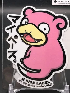 Slowpoke Pokemon B-SIDE LABEL High Quality Stickers cards Japan F/S - Picture 1 of 6