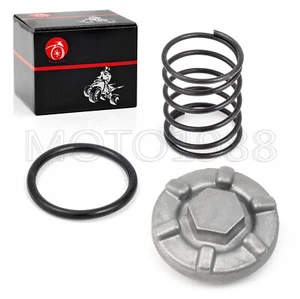 Oil Drain Plug & Oring & Spring Kit For YAMAHA Raptor Warrior Big Bear 350 400 - Picture 1 of 8