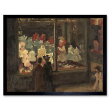 Isaac Israels Clothing Shop Window Picture Wall Art Print Framed 12x16
