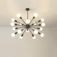 18-Light Industrial Sputnik Chandelier Pendant Light Ceiling Light Fixture US
