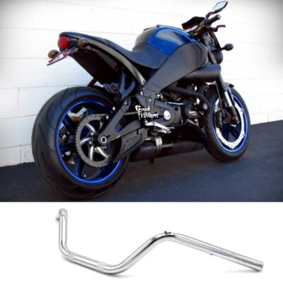 Para Buell Lightning 1996-10 Moto 7/8" Rastreador Arrastre Manillar Barras Cromo Foto 1 de 4