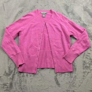 Grayson And Dunn Womens Sweater Size S Cardigan Pink Button Up Cashmere Pink - Picture 1 of 8