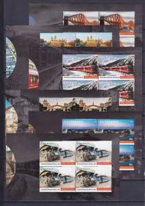 UN New York 2021 H-Sheet 137-42 ** MNH UNESCO Bridges Railway Waterways - Picture 1 of 1