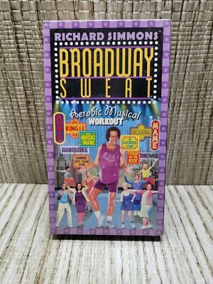 Richard Simmons - Broadway Sweat (VHS, TAPE) SEALED - Image 1 of 3