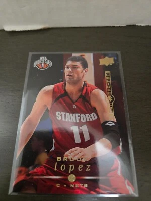 2008-09 Upper Deck Gold Electric Court Brook Lopez #226 Rookie RC Nets - Image 1 of 2