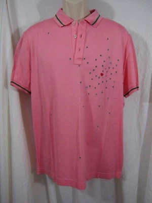 Мужское поло с вышивкой сердцами и алфавитом MOSCHINO - Изображение 1 из 4