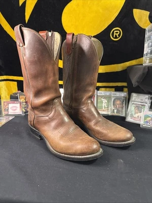 Botas de Vaquero Olathe 11.5D Personalizadas De Colección Cuero Sangre de Buey Hechas en EE. UU. 221666 Foto 1 de 4