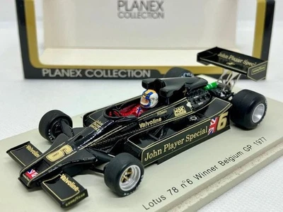 SPARK Lotus 78 J. Nilsson 1/43 1977 Belgium GP Winner Miniature Car - Image 1 of 4