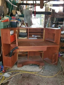 Mid-Century Teak Magic Box Wooton Desk Table File Cabinet Organizer - Picture 1 of 9