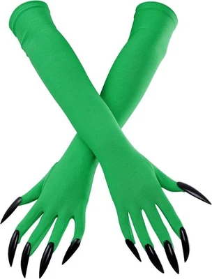 Guantes Garra Choyaxo con Garras Guante de Halloween para Talla Única, Verde  Foto 1 de 4