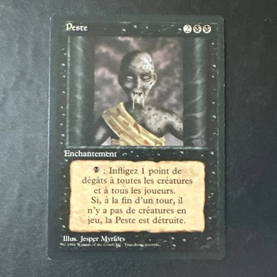 Pestilence Revised French 1994 MTG NM  Condition see front and back pics MTG  - Image 1 of 2