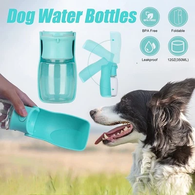 Hund Unterwegs Tragbare Hunde/Katze Trinkflasche für Wasserflasche Haustier NEU - Bild 1 von 4