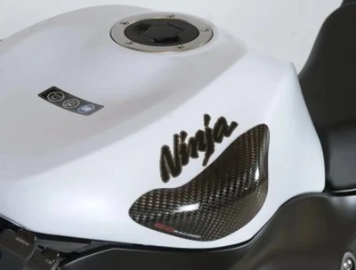 SLIDERS RESERVOIR CARBONE R&G POUR KAWASAKI ZX10-R NINJA 2008 > 2010 GLOSS - Photo 1/4
