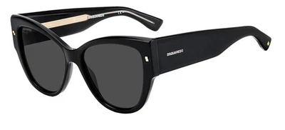 Dsquared2 D2 0016/S BLACK/GREY 56/17/145 women Sunglasses - Image 1 of 2